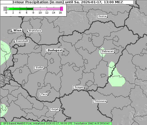Niederschlag, 17. 1. 2026