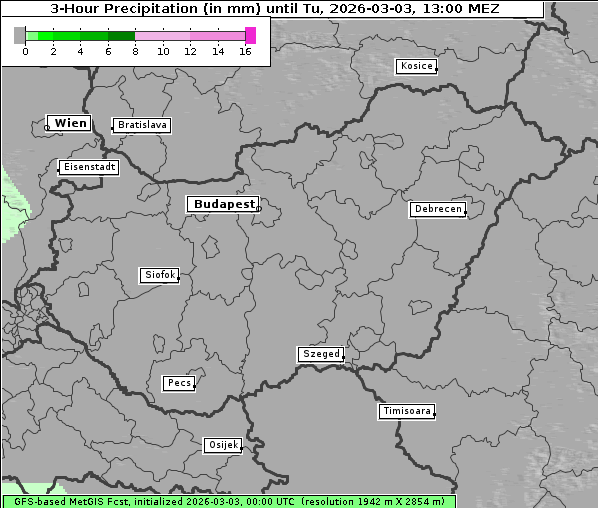 Niederschlag, 3. 3. 2026