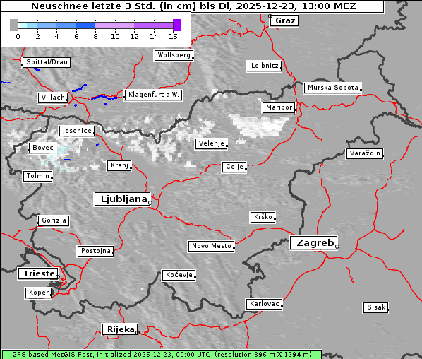 Neuschnee, 23. 12. 2025