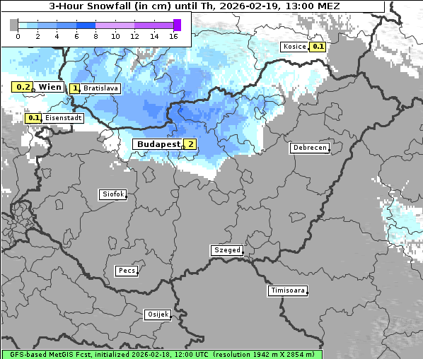 Neuschnee, 19. 2. 2026