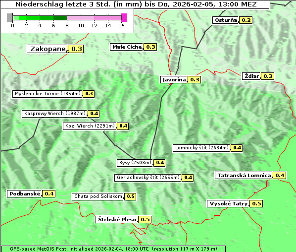 Niederschlag, 5. 2. 2026