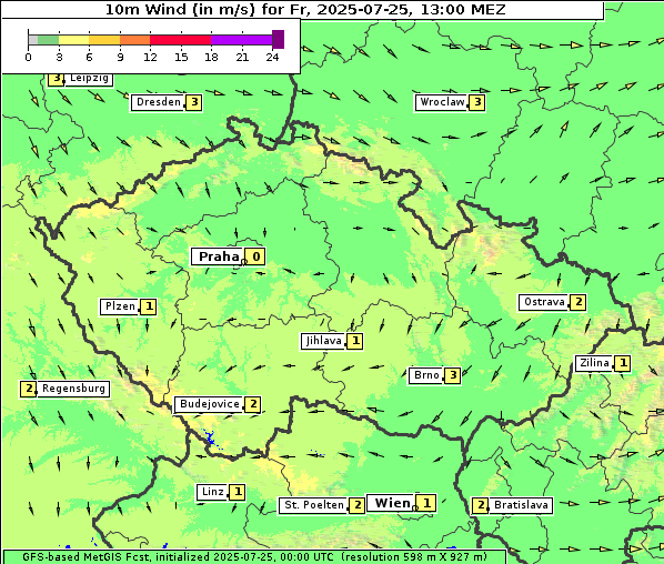 Wind, 25. 7. 2025