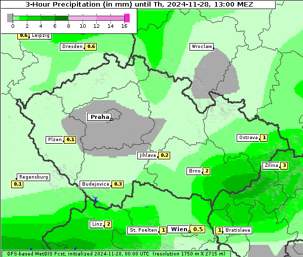 Niederschlag, 28. 11. 2024