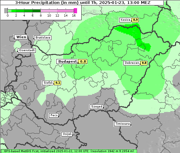 Niederschlag, 23. 1. 2025