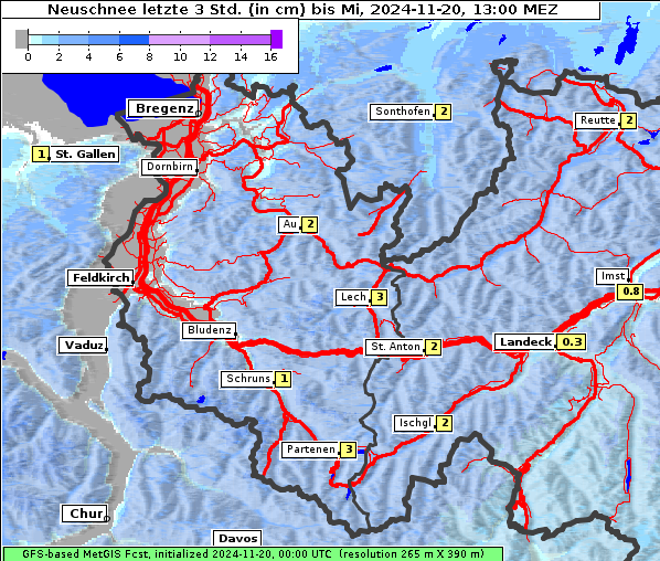 Neuschnee, 20. 11. 2024