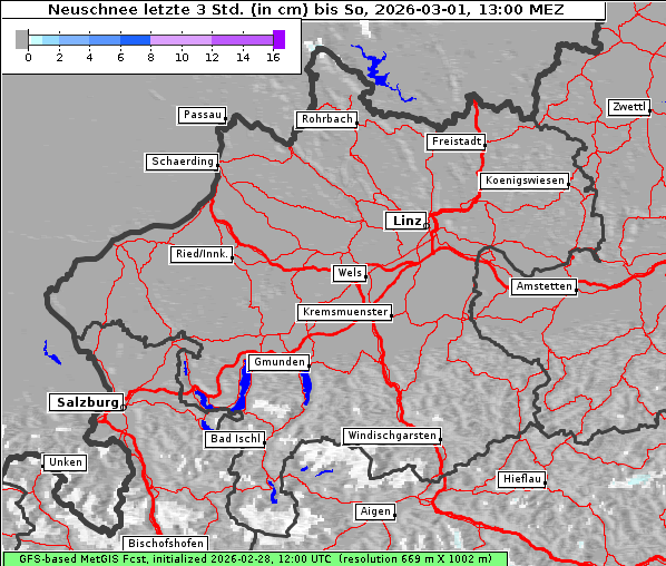 Neuschnee, 1. 3. 2026