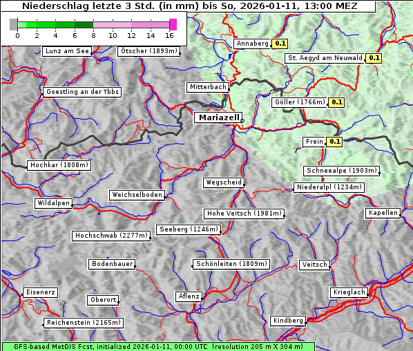 Niederschlag, 11. 1. 2026