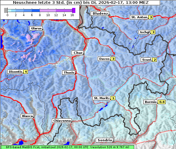 Neuschnee, 17. 2. 2026