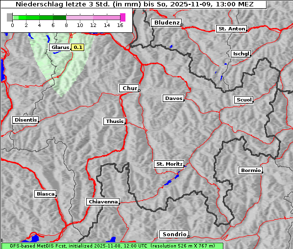 Niederschlag, 9. 11. 2025