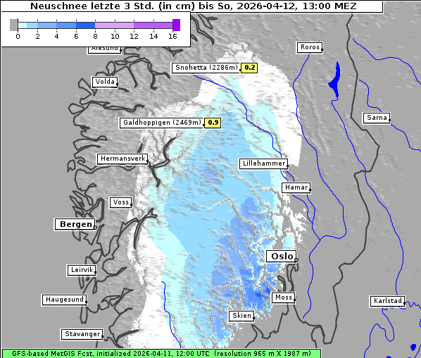 Neuschnee, 12. 4. 2026