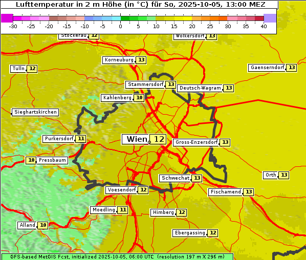 Temperatur, 5. 10. 2025