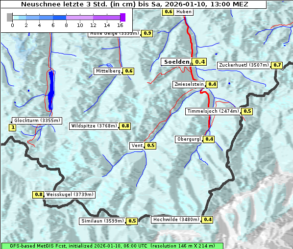 Neuschnee, 10. 1. 2026