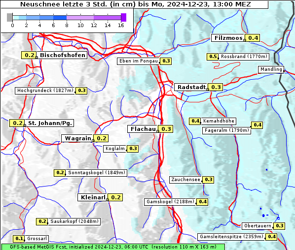 Neuschnee, 23. 12. 2024