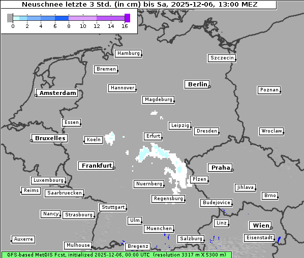 Neuschnee, 6. 12. 2025