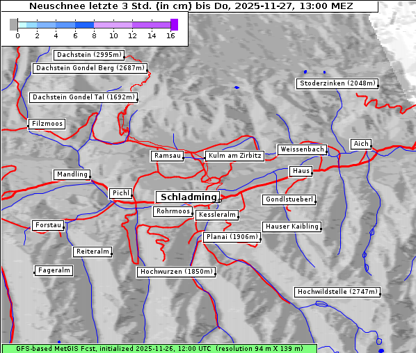 Neuschnee, 27. 11. 2025