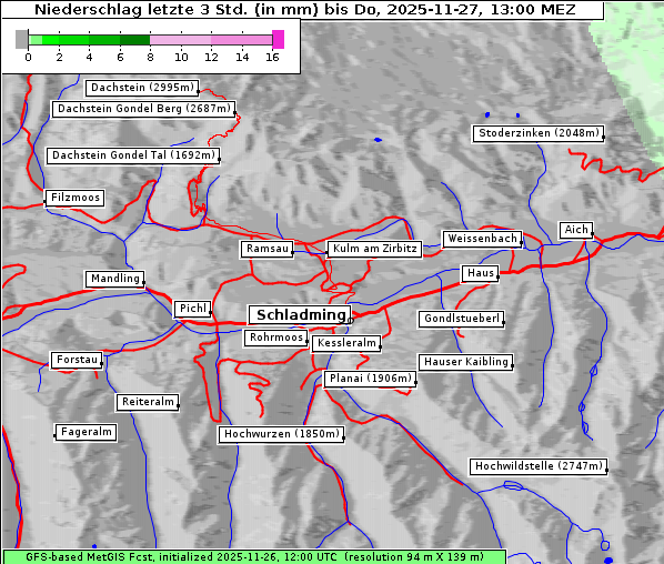 Niederschlag, 27. 11. 2025