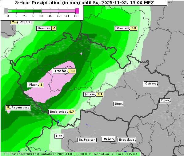 Niederschlag, 2. 11. 2025