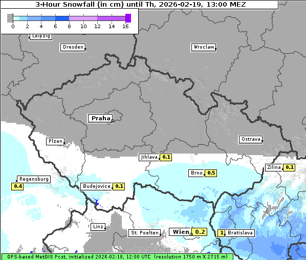 Neuschnee, 19. 2. 2026