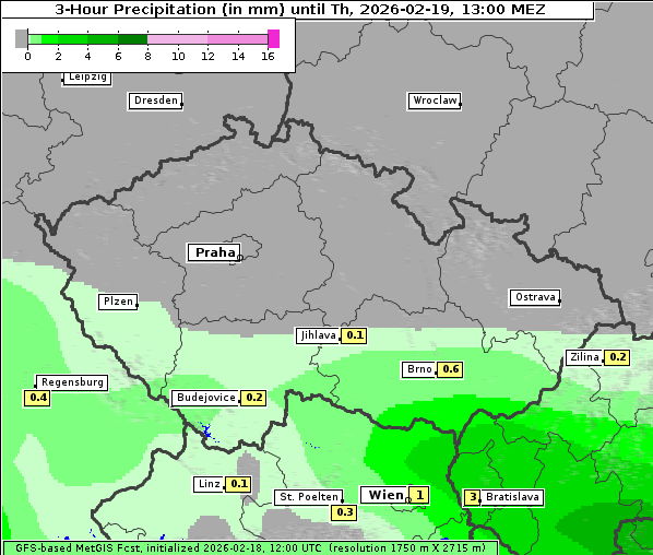 Niederschlag, 19. 2. 2026