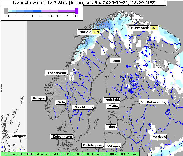 Neuschnee, 21. 12. 2025