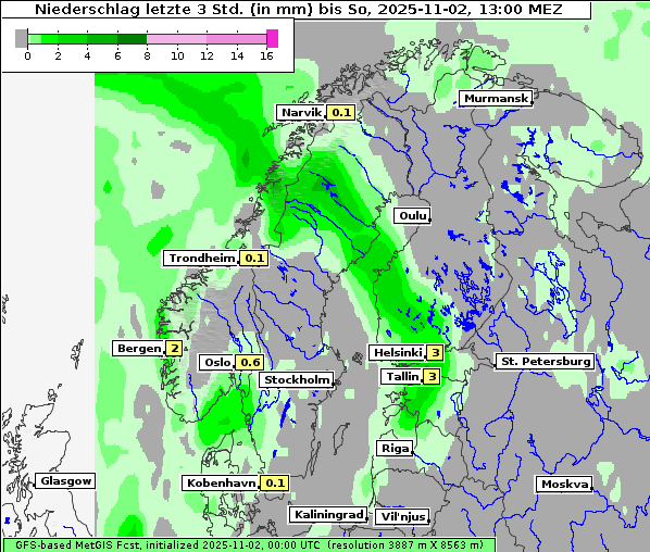Niederschlag, 2. 11. 2025