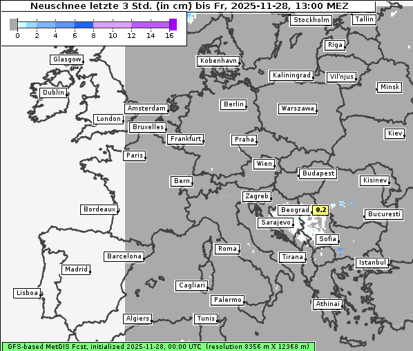 Neuschnee, 28. 11. 2025