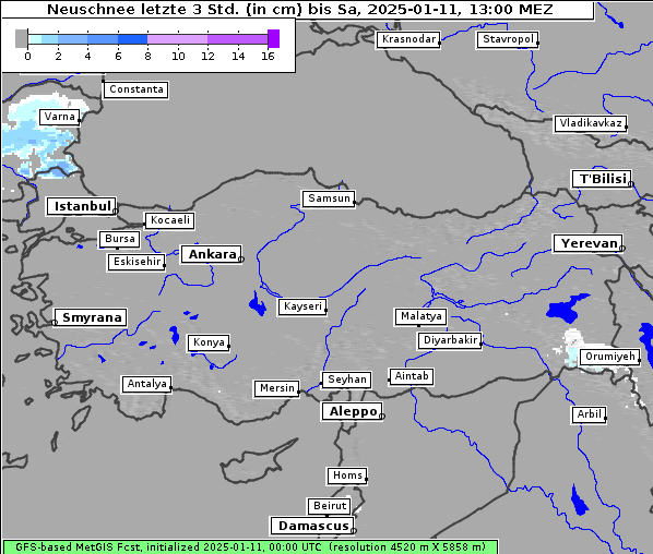 Neuschnee, 11. 1. 2025