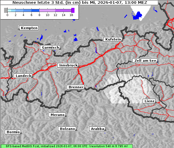 Neuschnee, 7. 1. 2026