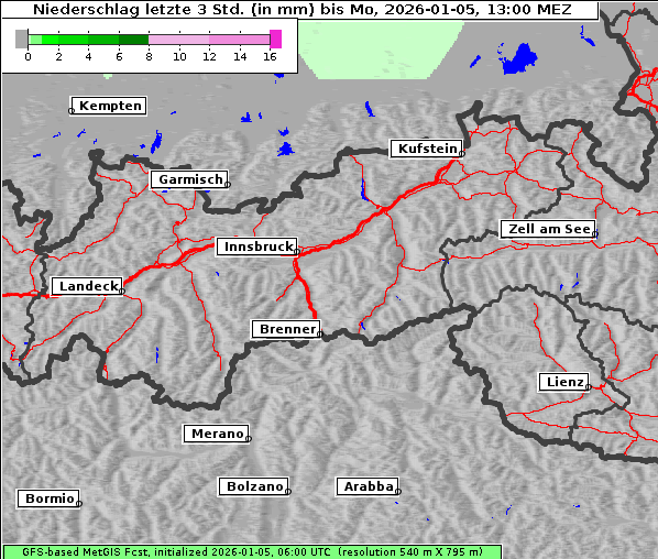 Niederschlag, 5. 1. 2026