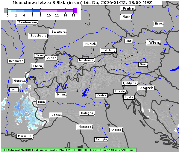 Neuschnee, 22. 1. 2026