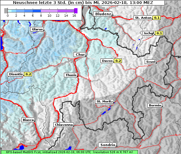 Neuschnee, 18. 2. 2026