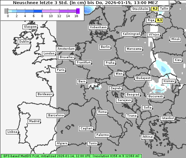 Neuschnee, 15. 1. 2026
