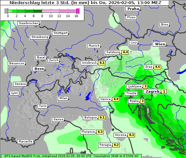 Niederschlag, 5. 2. 2026