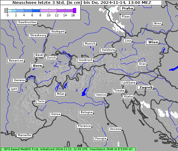 Neuschnee, 14. 11. 2024