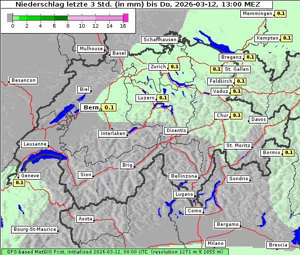 Niederschlag, 12. 3. 2026