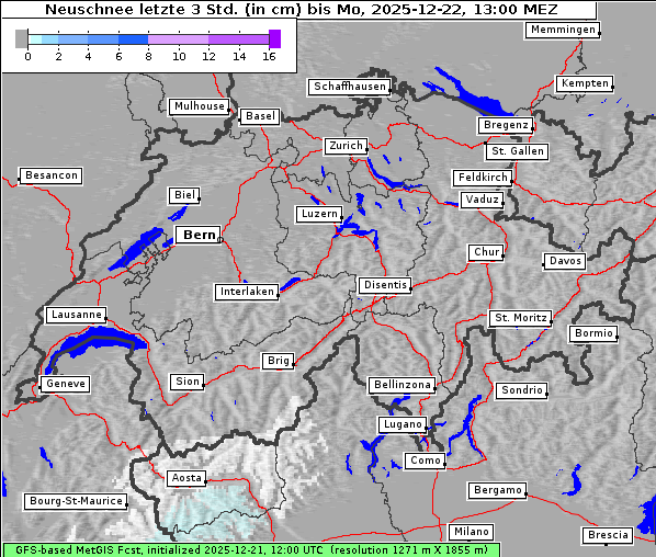 Neuschnee, 22. 12. 2025