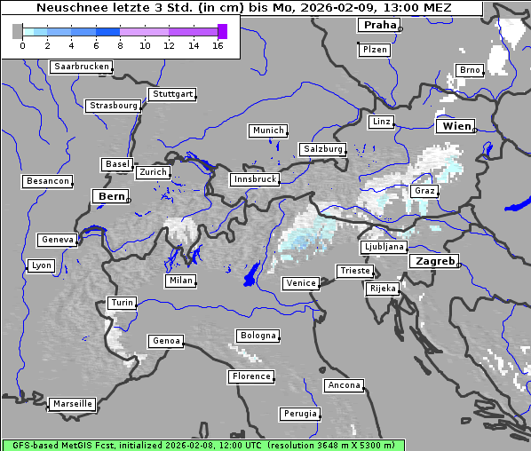 Neuschnee, 9. 2. 2026