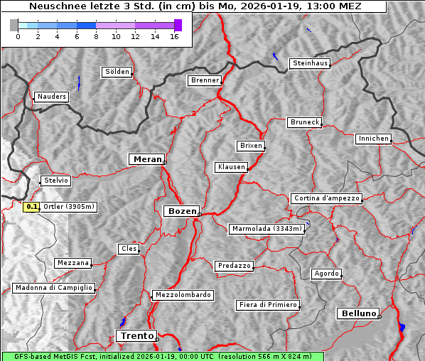 Neuschnee, 19. 1. 2026