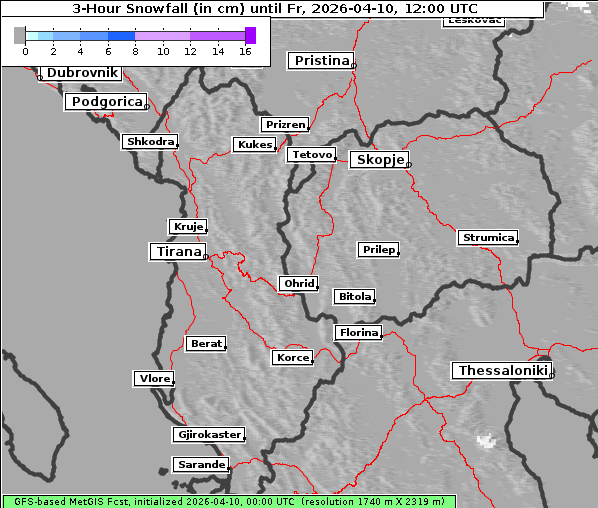 Neuschnee, 10. 4. 2026