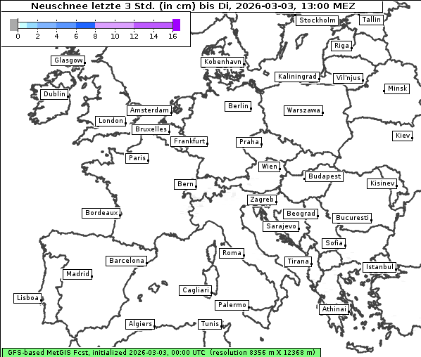 Neuschnee, 3. 3. 2026