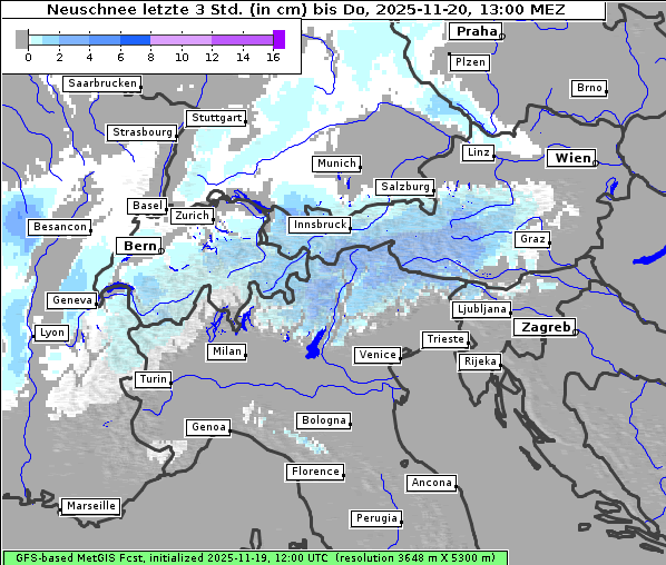 Neuschnee, 20. 11. 2025