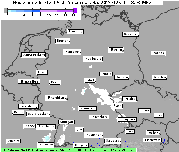 Neuschnee, 21. 12. 2024