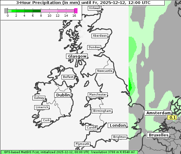 Niederschlag, 12. 12. 2025
