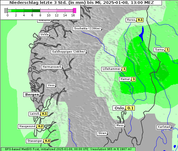 Niederschlag, 8. 1. 2025