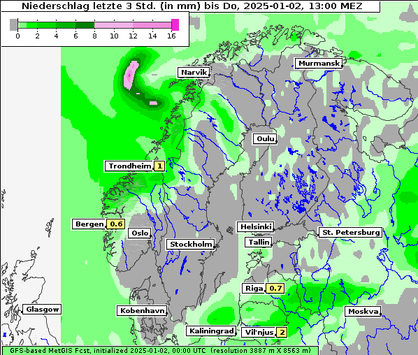 Niederschlag, 2. 1. 2025