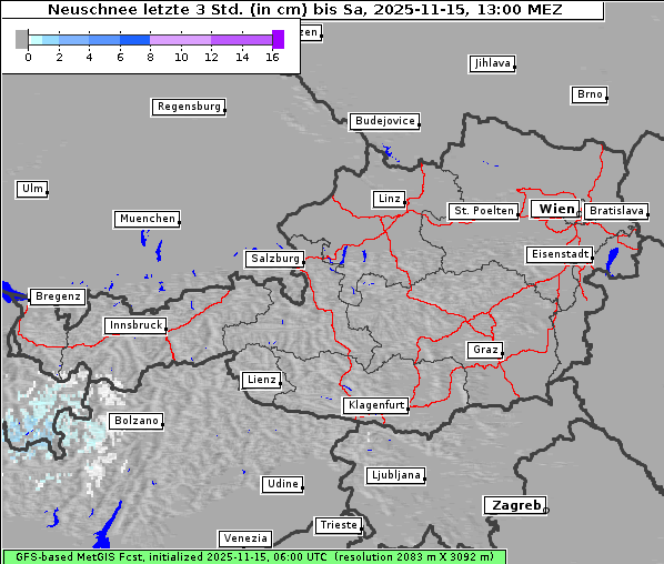 Neuschnee, 15. 11. 2025
