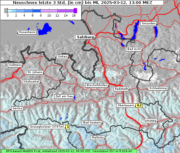 Neuschnee, 12. 3. 2025