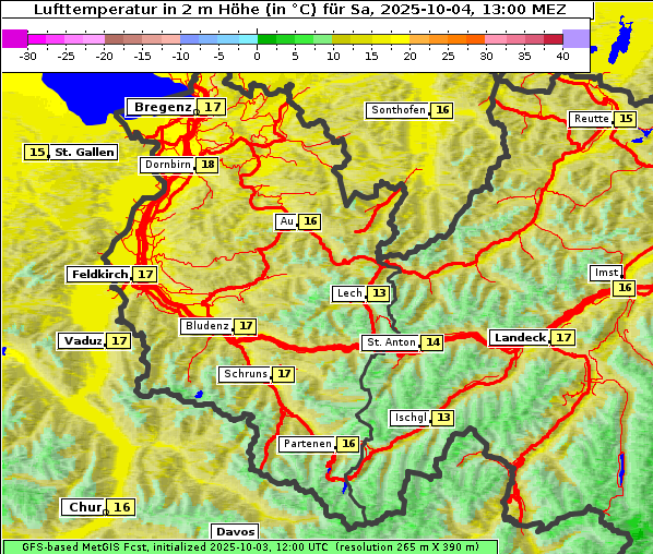 Temperatur, 4. 10. 2025