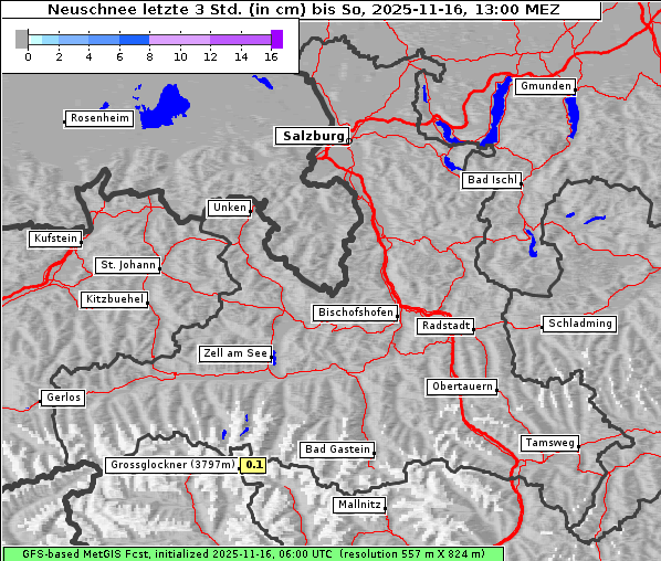 Neuschnee, 16. 11. 2025