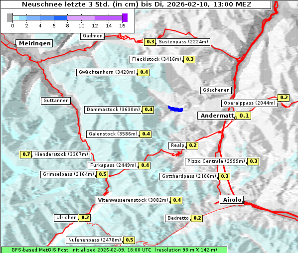 Neuschnee, 10. 2. 2026